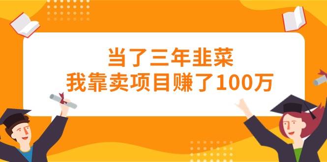 当了三年韭菜我靠卖项目赚了100万-伊恩资源网