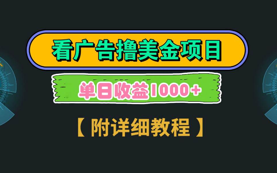 Google看广告撸美金，3分钟到账2.5美元 单次拉新5美金，多号操作，日入1千+-伊恩资源网