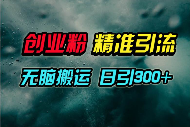 视频号纯搬运日引300+创业粉教程！-伊恩资源网