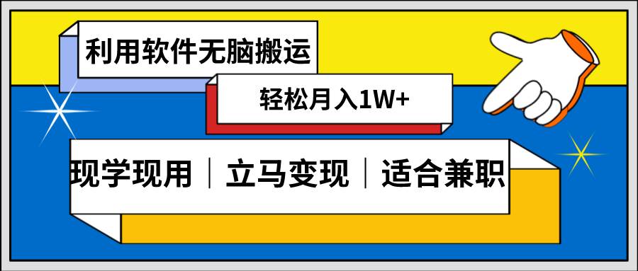 低密度新赛道 视频无脑搬 一天1000+几分钟一条原创视频 零成本零门槛超简单-伊恩资源网