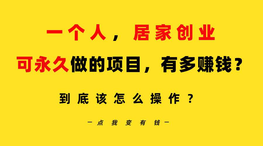 一个人，居家创业：B站每天10分钟，单账号日引创业粉100+，月稳定变现5W…-伊恩资源网