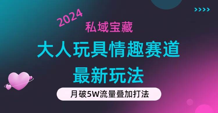 私域宝藏：大人玩具情趣赛道合规新玩法，零投入，私域超高流量成单率高-伊恩资源网