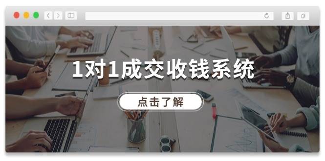 1对1成交 收钱系统，十年专注于引流和成交，全网130万+粉丝-伊恩资源网